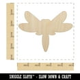 thumbnail image 2 of Elegant Abstract Dragonfly Line Art Wood Shape Unfinished Piece Cutout Craft DIY Projects - 4.70 Inch Size - 1/8 Inch Thick, 2 of 7