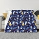 thumbnail image 1 of Fotbe Cute Shark Manta de Franela con Estampado, Manta Ultrasuave para Cama, Sofá, Auto, Hipoalergénica y Antibolitas-60"x50", 1 of 6