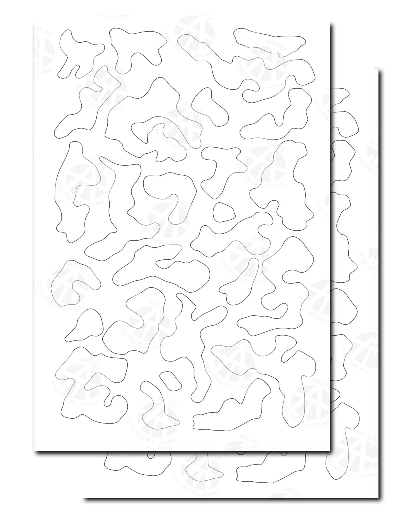 Multicam Camo Pattern Stencil krkfm