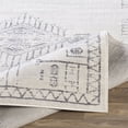 thumbnail image 4 of Surya Roma ROM-2346 63 x 85" Rectangle Fabric Rug in Charcoal/Light Gray/White, 4 of 7