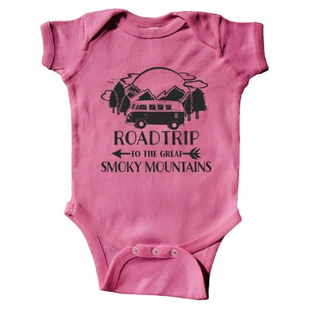 

Inktastic Road Trip To The Great Smoky Mountains Gift Baby Boy or Baby Girl Bodysuit