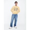 thumbnail image 2 of Sudadera GAP Logo Fleece Crew para hombre, color amarillo, talla 1 XS, 2 of 4