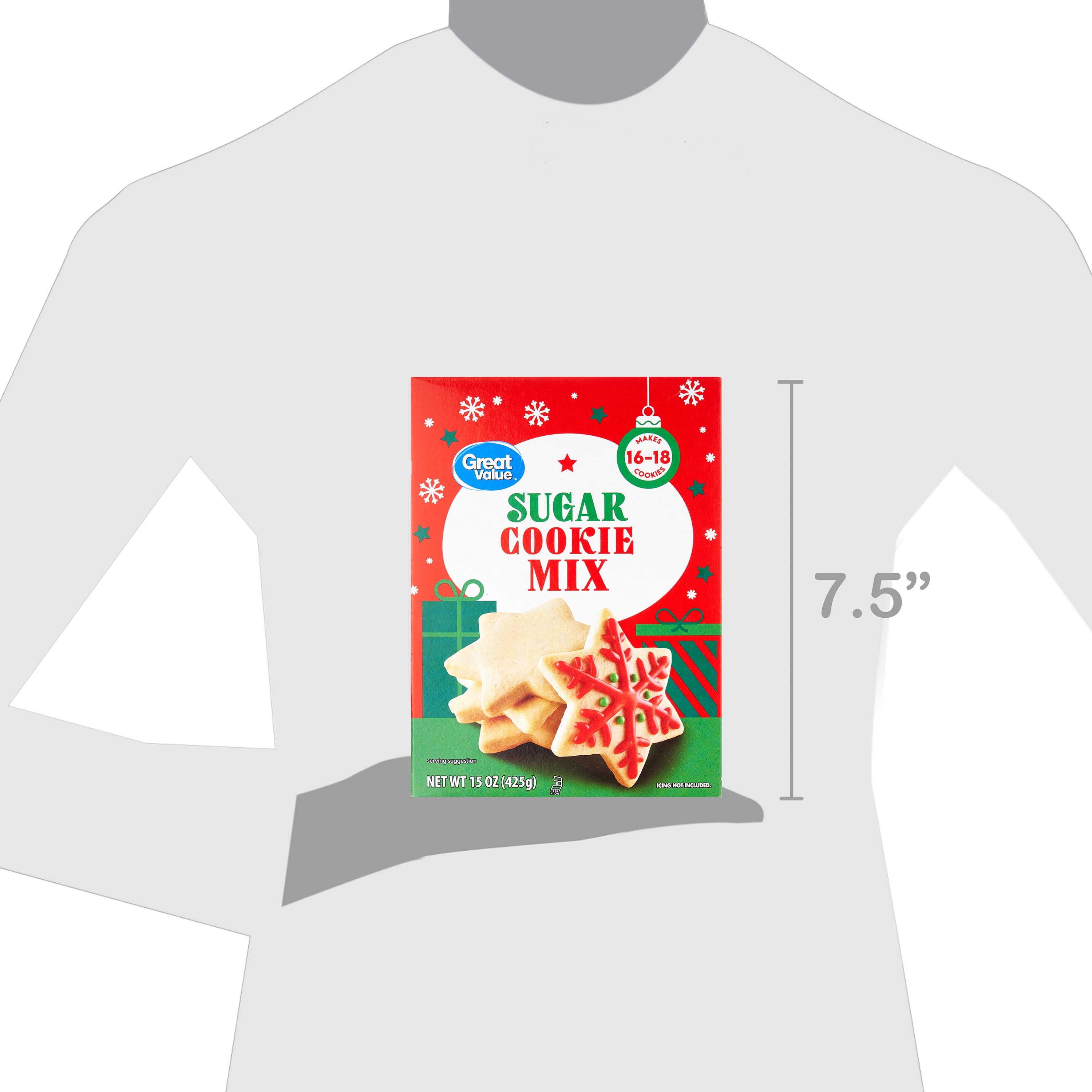 Great Value Holiday Sugar Cookie Mix, 15 Oz Box - Walmart.com