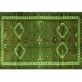 thumbnail image 1 of Ahgly Company Indoor Rectangle Persian Green Traditional Area Rugs, 2' x 4', 1 of 1