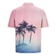 thumbnail image 4 of Blusa y camisa de manga corta con cuello vuelto para hombre, informal, de moda, de color liso, con botones, solapa y hebilla de gancho, camiseta de manga corta de poliéster para hombre., 4 of 5