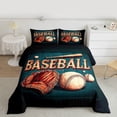 thumbnail image 2 of Castle Fairy Sport Baseball Full Size Comforter Sets,Abstract Vintage Bedding Sets, 2 of 8