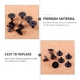 thumbnail image 3 of OULII 8 Pcs Manchons de Remplacement en Plastique pour Cymbales Noires, 3 of 6