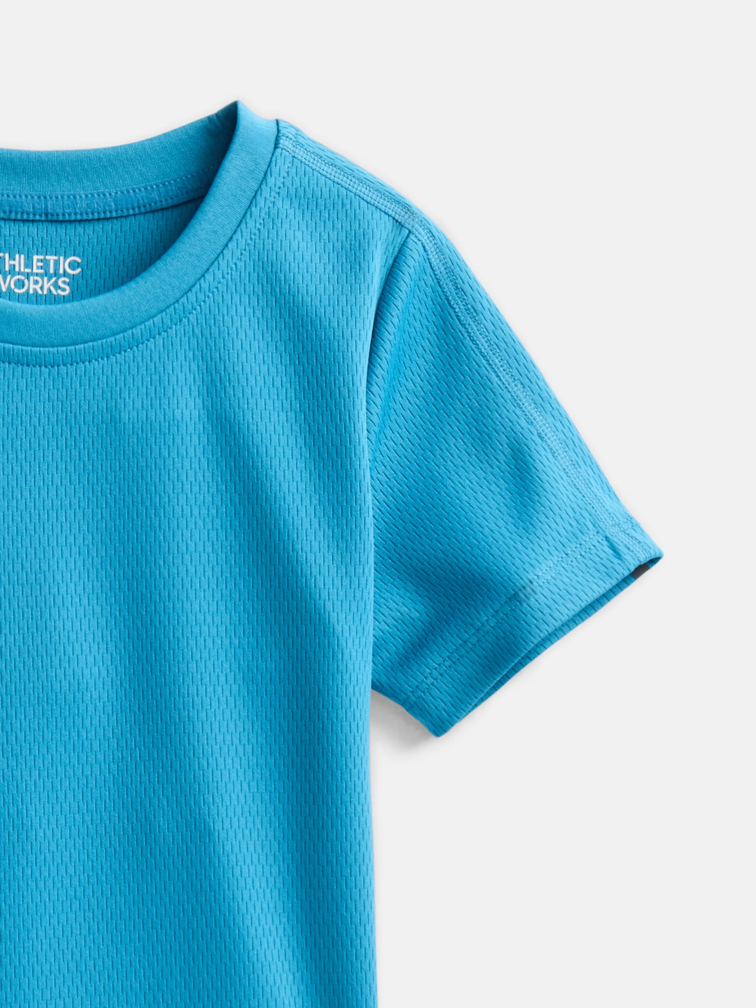 Athletic Works Boys Active Mesh Tee, Sizes 4-18 & Husky