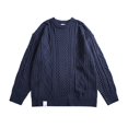 thumbnail image 1 of Gibobby Suéter para mujer, Sueter para Mujer Casual Sweater Dama Ligero Cuello Redondo Invierno Blusa Manga Larga Multilooks Elegante o Casual(Marina,CH), 1 of 4