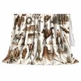 thumbnail image 2 of Rodeo Riders With Ranch Gear And Cattle, Cozy Flannel Blanket with Vintage Rodeo Illustration Print, Housewarming Gift for Rodeo Ranch Enthusiasts, Home Decor for Bedroom and Living Room, 2 of 7