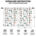 thumbnail image 2 of Blackout Kids Curtains,White Christmas Forest Animal Pattern Childrens Insulated Curtains Set Of 2,Bedroom Essentials,Toddler Room Decor 42"x54", 2 of 5