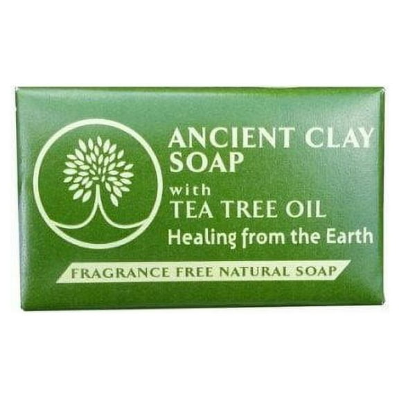 Zion Health Ancient Clay Soap with Tea Tree 6 OZ
