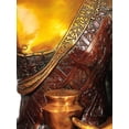 thumbnail image 3 of 14" Bhaishajyaguru Medicine Buddha Large Brass Statue | Healing Lord | Handmade Buddhist, 3 of 4