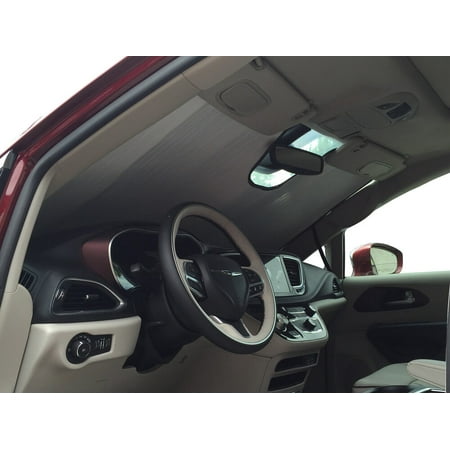 The Original Auto Sunshade, Custom-Fit for Chrysler Pacifica Minivan w/ Sensor 2017, 2018, 2019, Silver