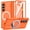 AmberOrange, variant on ANTSHARE Magnetic for Samsung Galaxy Z Fold 8 Ultra Case with Built-in Screen Protector & Hidden Kickstand, Hinge Protective Smooth Hard Matte Armor Case