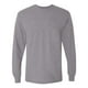 thumbnail image 1 of Gildan Playera de Manga Larga para Hombre, 5.5 oz., 50/50, Graphite Heather, Medium Gildan 8400, 1 of 1