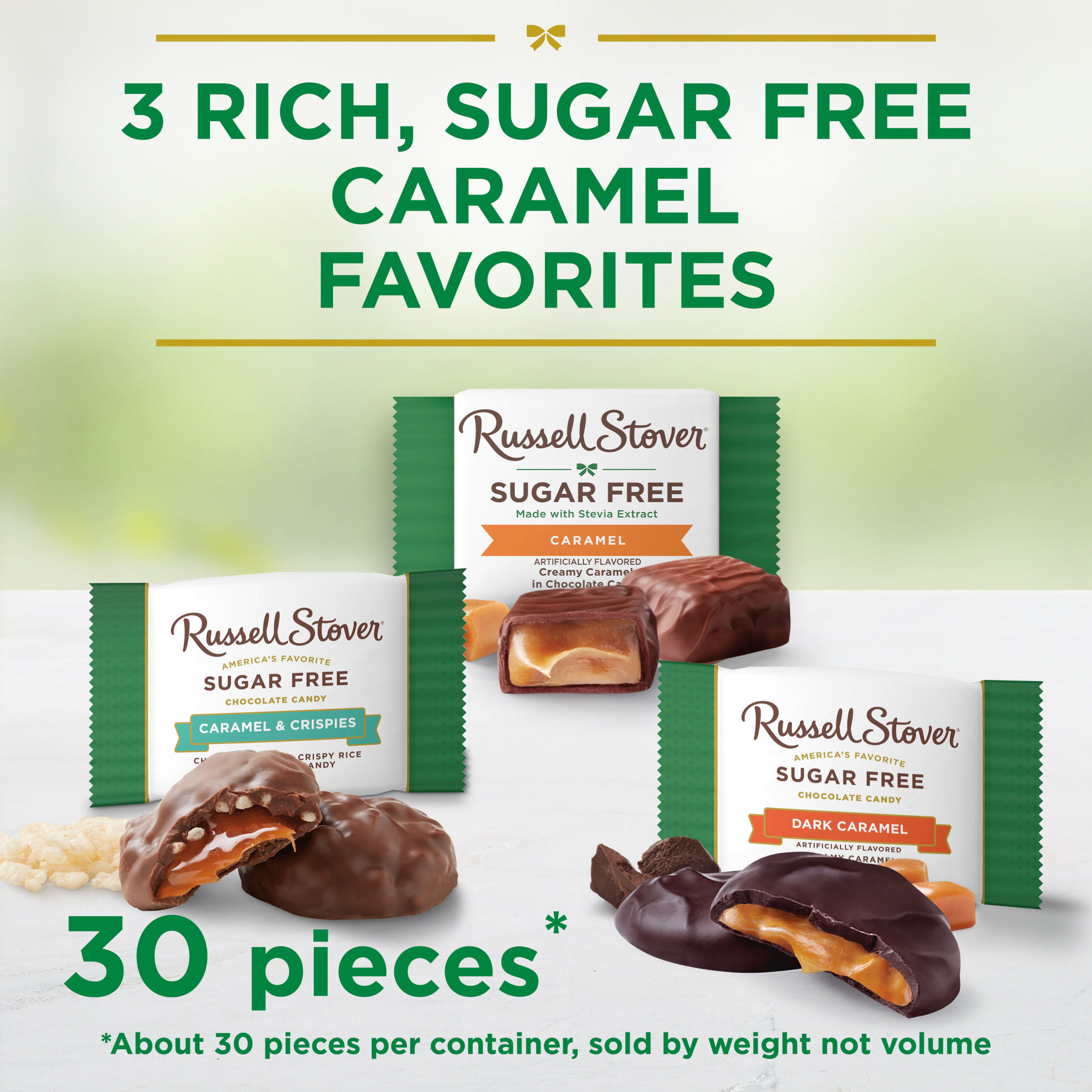 Russell Stover Sugar Free Assorted Caramels 15.3oz photo 3