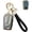 3 Buttons Gold Gray, variant on 4‑Button Remote Key Fob Protector Case & Keychain Compatible with Toyota Camry SE/LE, Corolla SE/LE, Highlander, C‑HR, Fortuner, 2018‑2025