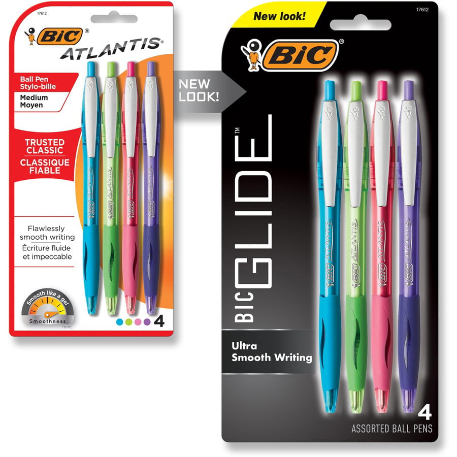 Pack of 5 BIC Cristal Celebrate Ballpoint Pens Silver for sale online 