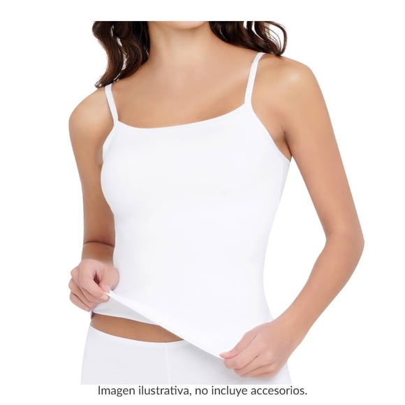 Top Ilusión para Mujer, Largo Blanco Talla CH