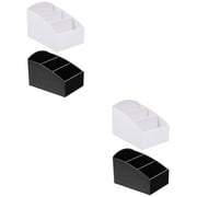 4 Pcs Coffee Pod Storage Box Office Decor Bar Organizer Cosmetic Containers Packet Counter Tray
