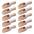 thumbnail image 1 of veasfak 10Pcs Mini Wooden Spoon Camping Small Spice Spoon for Kitchen Ice Cream 75mm, 1 of 9