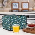 thumbnail image 6 of Goofa Floral Print Toaster Cover 4 Slice, Four Slice Bread Machine Cover Quilted Toaster Covers Bread Maker Cover Kitchen Appliance Cover, 6 of 7