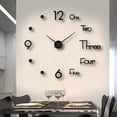 thumbnail image 1 of Reloj de pared decorativo sin marco, silencioso, para sala de estar y dormitorio., 1 of 5