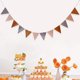 thumbnail image 4 of Paquete de 5 decoraciones para fiestas, bandera triangular, banderín, banderines para graduación, cumpleaños, suministros de decoración para fiesta de boda Zhivalor BST3071858-3, 4 of 5