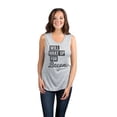 thumbnail image 2 of Will Wake Up for Bacon Women's Fashion Sleeveless Muscle Workout Yoga Tank Top Sport Grey 2X-Large, 2 of 3