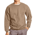 thumbnail image 5 of Hanes Mens Ultimate Cotton Crewneck Sweatshirt -WD60 Heavyweight Fleece Sweatshirt, (2XL Pebble), 5 of 5