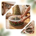 thumbnail image 6 of Christmas Wreath Storage Bag 24 inch with Zippered Opening and Carry Handles, Round Wreath Storage Container for Christmas Wreaths, Garlands and Seasonal Door Decorations, 6 of 7