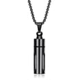 thumbnail image 1 of Personalize Cylinder Urn Necklace for Ashes Clear Tube Vial Pendant Perfume Bottle Necklace Keepsake Memorial Jewelry, 1 of 5