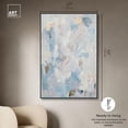 thumbnail image 5 of Tropic Ice Canvas Print Calming Blue Wall Art by Art Remedy, Black Frame, 36 x 54, 5 of 7