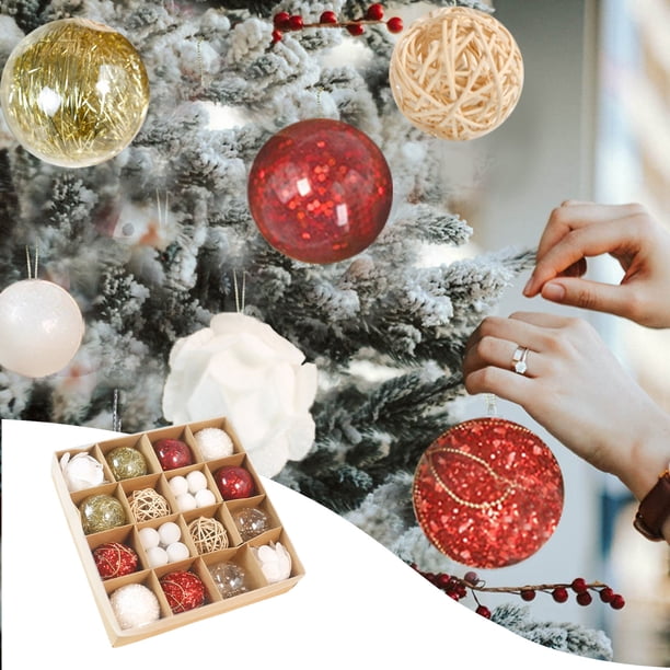 Christmas Decorations 6CM Plastic Electroplated Special-shaped Colorful Balls Christmas Ball Set Christmas Tree Pendant Pendant Decorative Ball