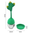 thumbnail image 6 of Joernso Eye-catching Tea Filter Heat Insulation Silicone Anti-deform Plant Fruit Tea Strainer for Home, 6 of 8