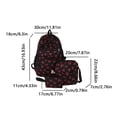 thumbnail image 3 of Fgnfyis Backpack for Girls Stylish Womens Bow Cute Shoulder Bag for Daily Use Commute Work Travel School Versatile Carryall Kindergarten Backpack Red, 3 of 8