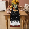 thumbnail image 3 of Christmas Tree Table Runner 72 Inches, Xmas Tree Snowflake Black Red Plaid Bed Runner Dresser Scarves Tabletop for Indoor Outdoor Parties/Ceremony/Banquet, 16" x 72", 3 of 8