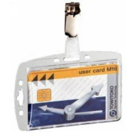 Security Pass Holder - Durable Acrylic Security Pass Holders, Box of 25