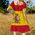 thumbnail image 5 of Spanish National Flag Dress Prom gown african dresses for woman, 5 of 7