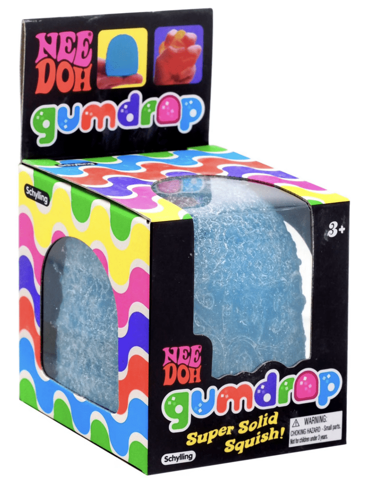 Needoh Gum Drop Stress Relieving Fidget Ball  (ONE randomly chosen)