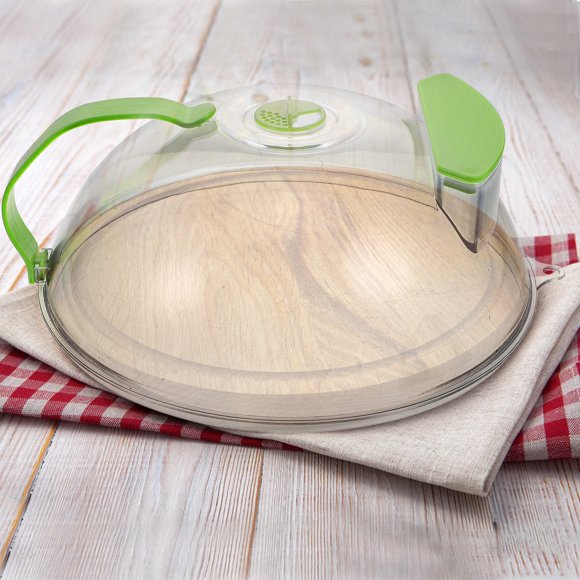 FENGGUIQU De Transparente Para Microondas Y Refrigerador Con Superficie Fácil De Limpiar