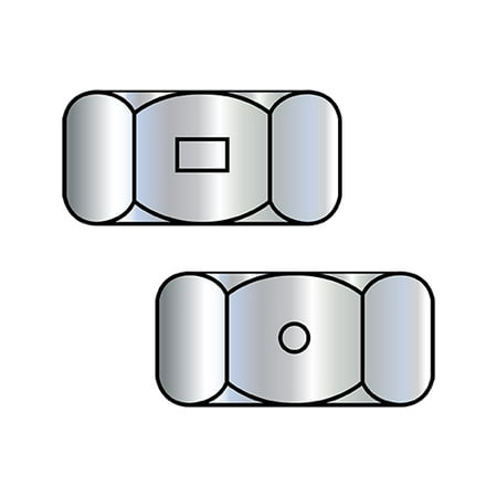 

3/4-10 Two Way Reversible Hex Lock Nut Zinc And Wax (Pack Qty 100) BC-75NY