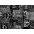 thumbnail image 1 of Ahgly Company Indoor Rectangle Patchwork Gray Transitional Area Rugs, 4' x 6', 1 of 4