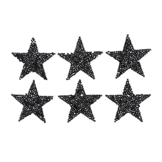 Insignia del remiendo del bordado Hugo Poliéster 6cm Apliques de hierro en parches