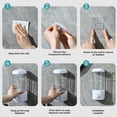 thumbnail image 4 of Dispensador de Jabón Líquido con Bomba de 500 Ml, Dispensador de Jabón Manual Resistente Al Agua, Dispensador de Líquido de Mano Multifunción para Baño, 4 of 7