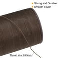 thumbnail image 4 of Unique Bargains Dark Brown Polyester Waxed Thread, 175 Yards, 4 of 5