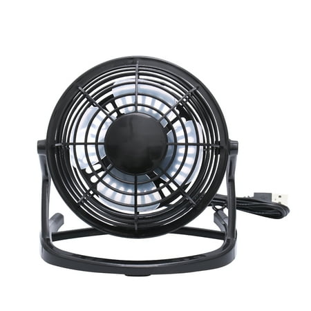 

NUOLUX Ultra-silent Small Desk Fan Small Table Personal Portable Mini Fan Usb Powered Mini Fan (Black)