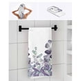 thumbnail image 7 of Purple Green Eucalyptus,Bath Towels for Bathroom Set,Luxury Microfiber Towels Gifts for Women,Quick Dry Beach Kitchen Hand Hair Face Towel and Dish Washcloth,Watercolor White Botanical Towels+Set, 7 of 7