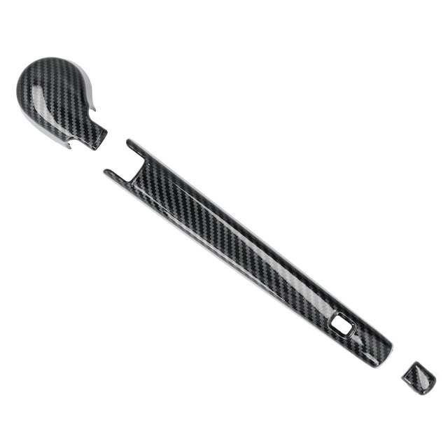 Embellecedor de cubierta de brazo de limpiaparabrisas trasero con estilo de fibra de carbono para modelos MK8 2020-2021